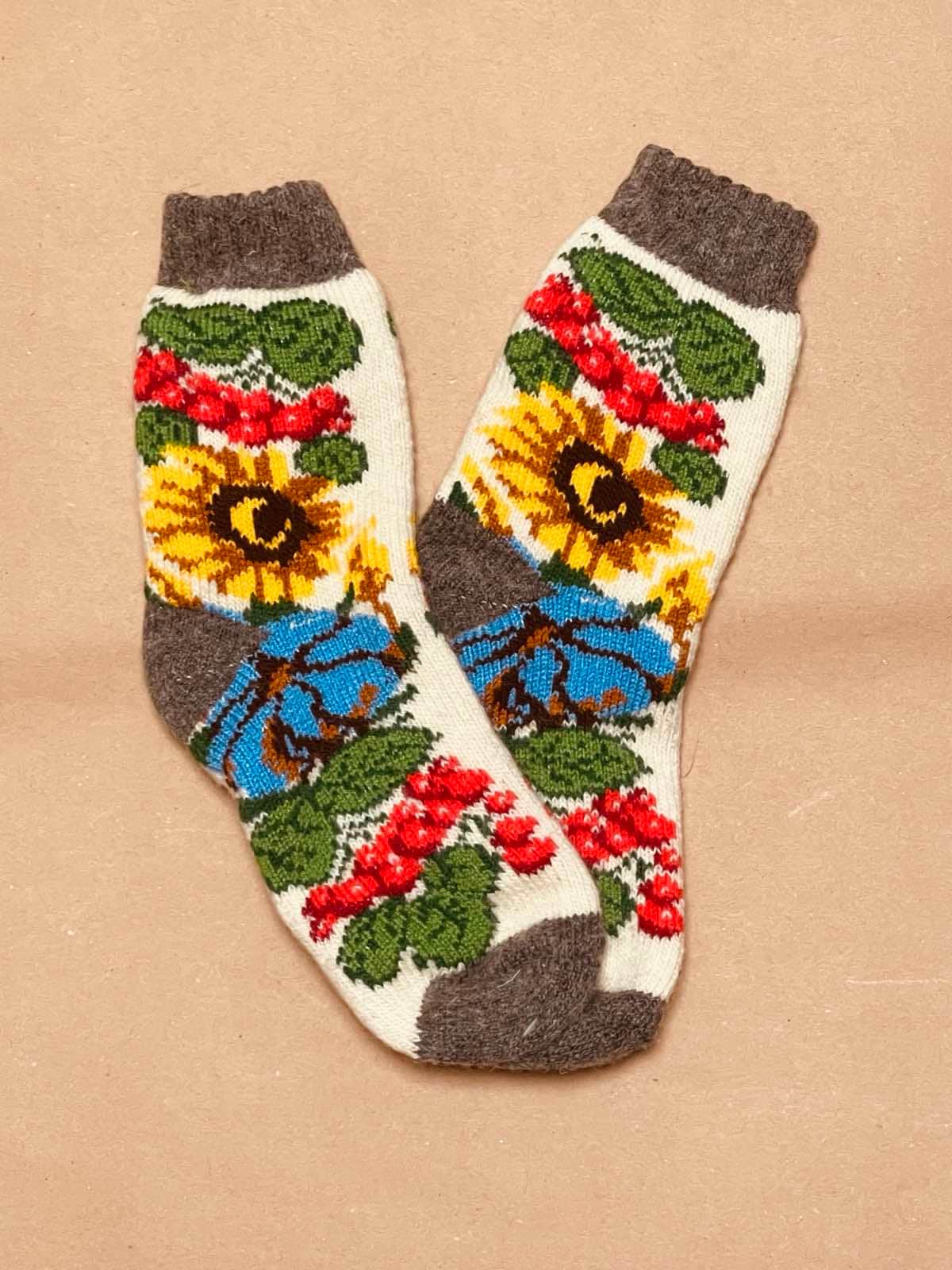 Cozy Handmade Ukrainian Wool Socks β Warm, Durable, and Culturally Inspired - 6 Designs
