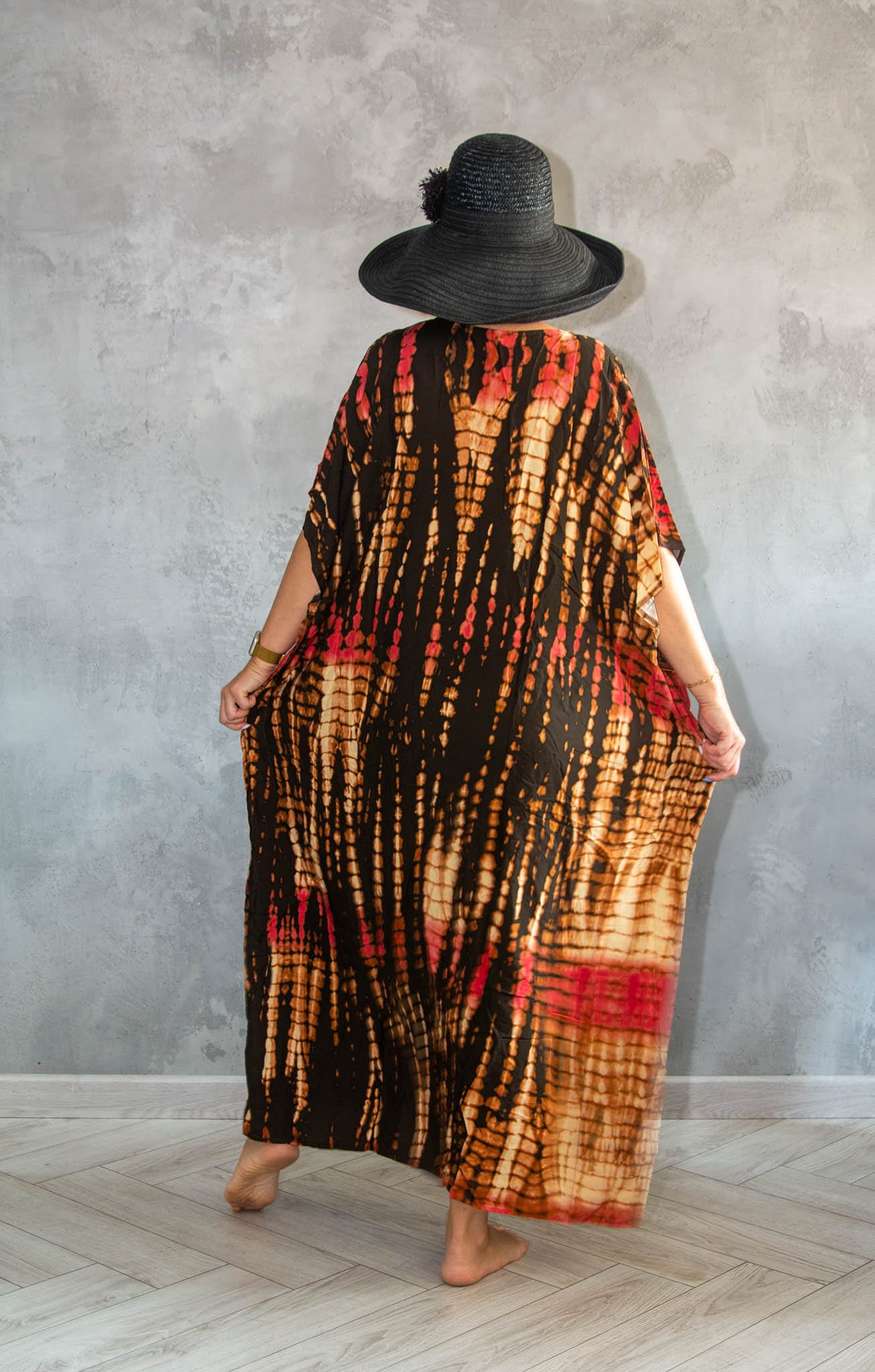Tie Die Summer Robe Maxi Gown Home Wear Lounge Wear Summer