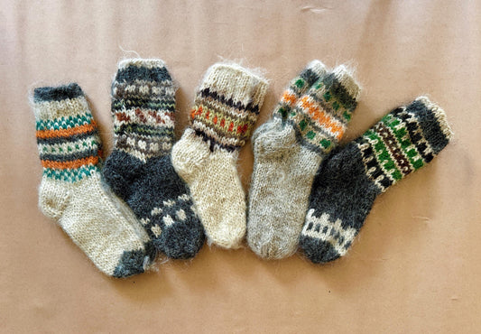 Cozy Handmade Sheep Wool Socks – Organic Hygge Gift Ukrainian Artisan Winter Warmth