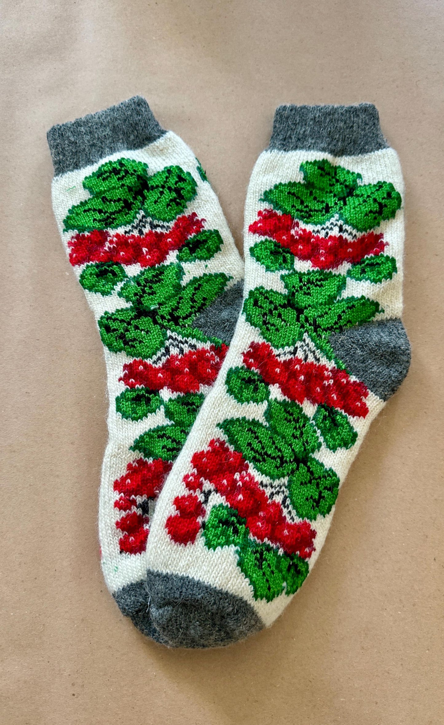Handmade Warm Ukrainian Socks – Cozy, Durable, and Culturally Inspired, Socks from Natural Wool, Ukrainian Winter Gift
