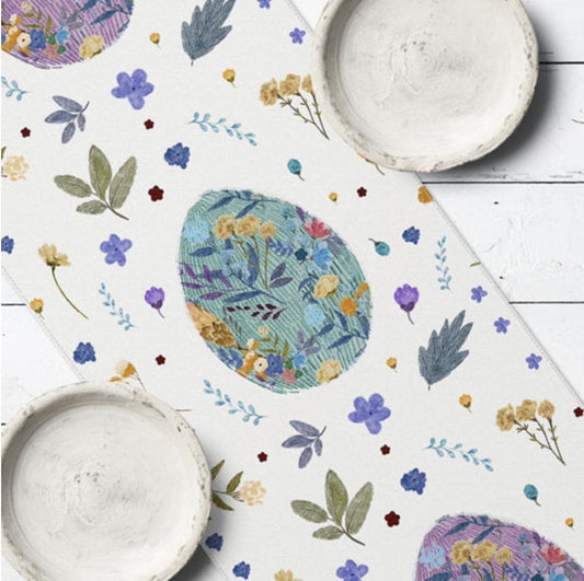 Festive Table Linen Joyful Easter Collection with Esater Egg Pysanka Motifs