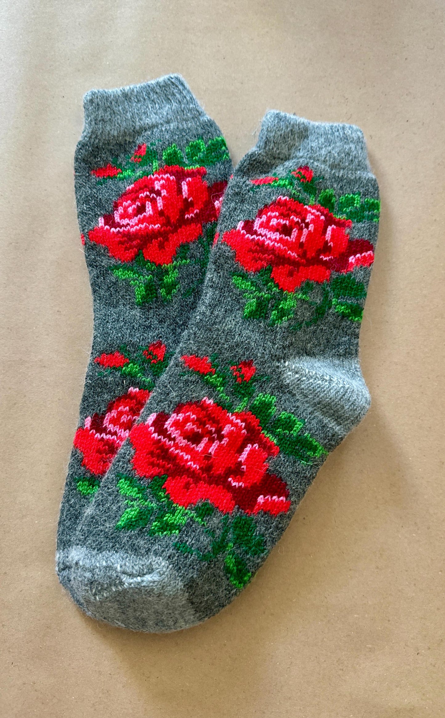 Handmade Warm Ukrainian Socks – Cozy, Durable, and Culturally Inspired, Socks from Natural Wool, Ukrainian Winter Gift