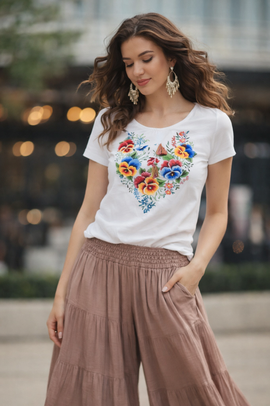 S-4XL Embroidered Vyshyvanka T-Shirt
