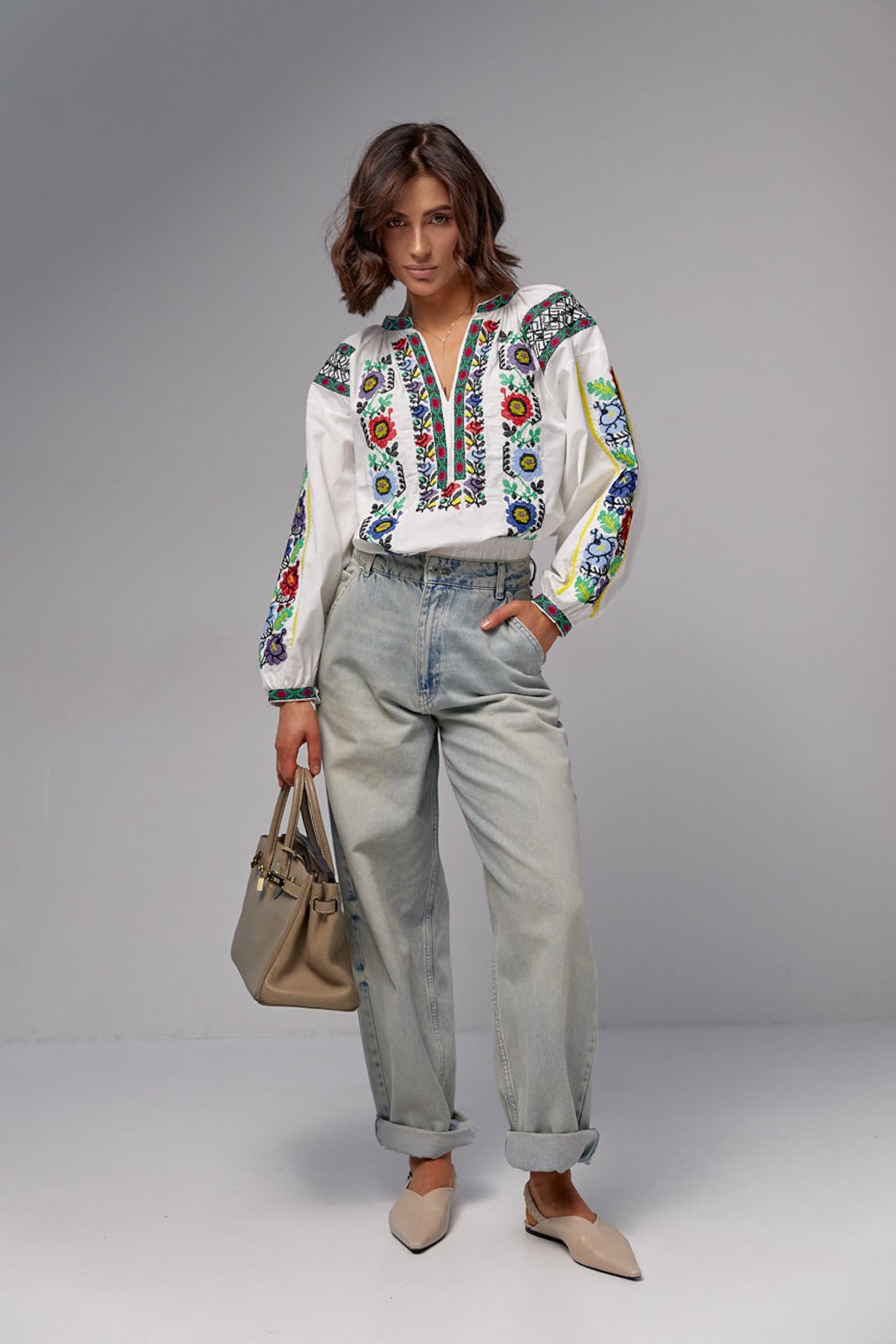 Gorgeous Embroidered Boho Blouse Vacation-Ready Boho Chic for Women