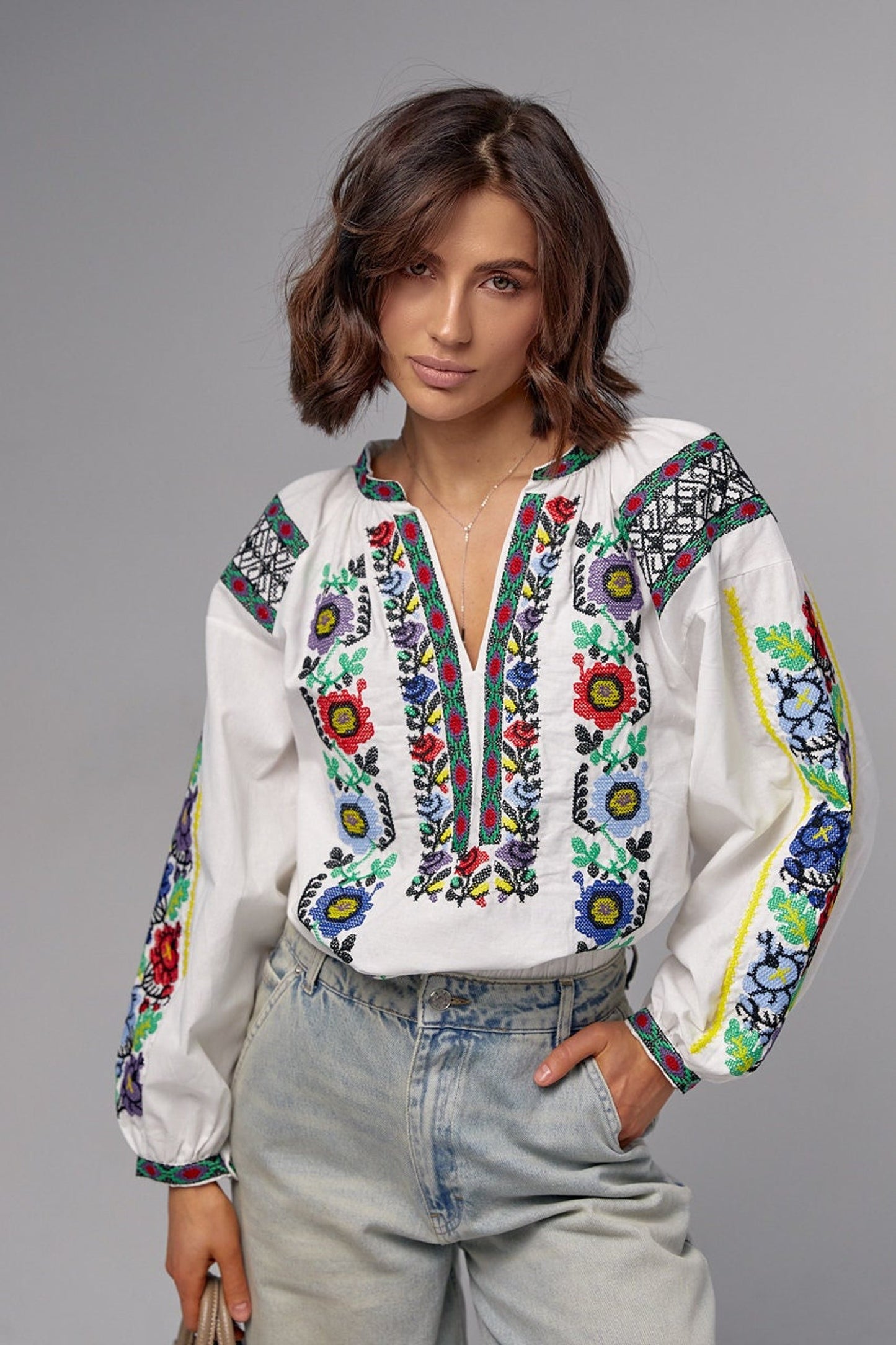 Gorgeous Embroidered Boho Blouse Vacation-Ready Boho Chic for Women