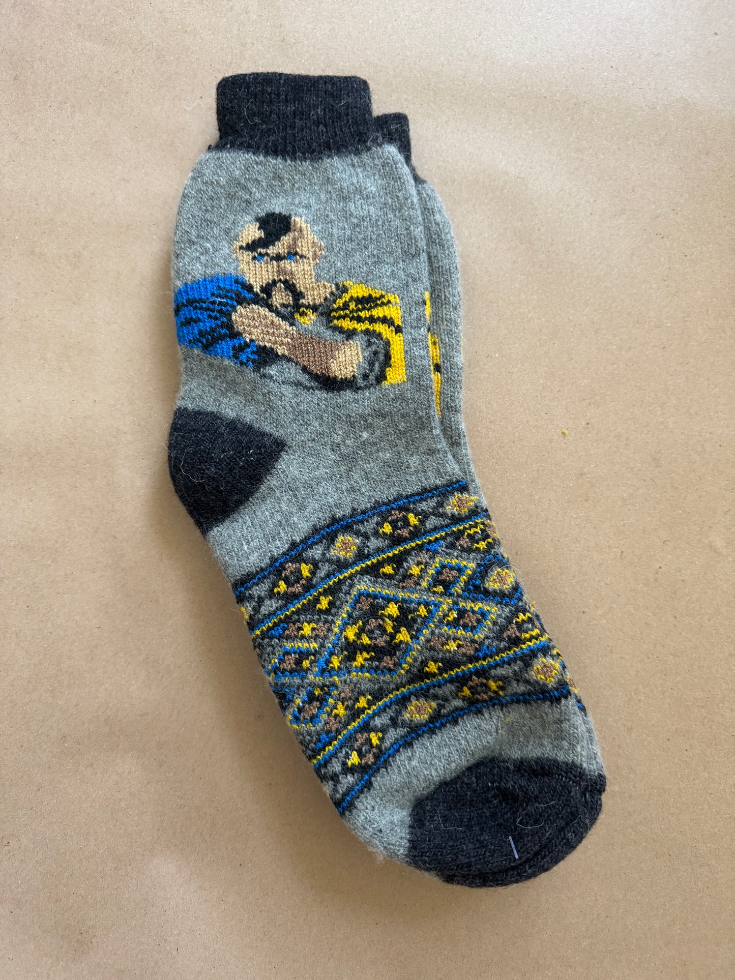 Hugge Inspired Wool Socks Warm Winter Socks from Natural Wool