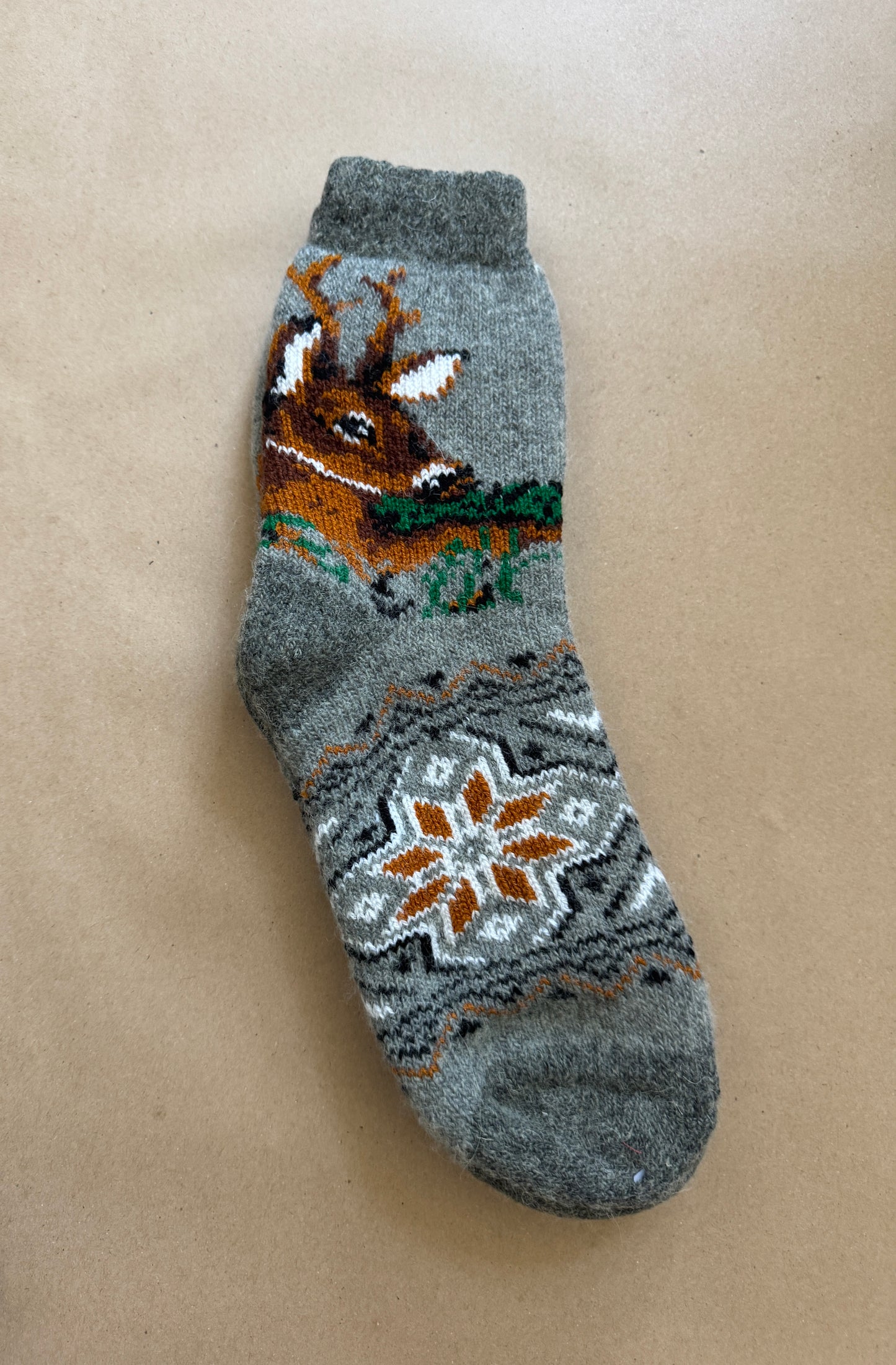 Cozy Handmade Ukrainian Wool Socks – Warm, Durable, and Culturally Inspired