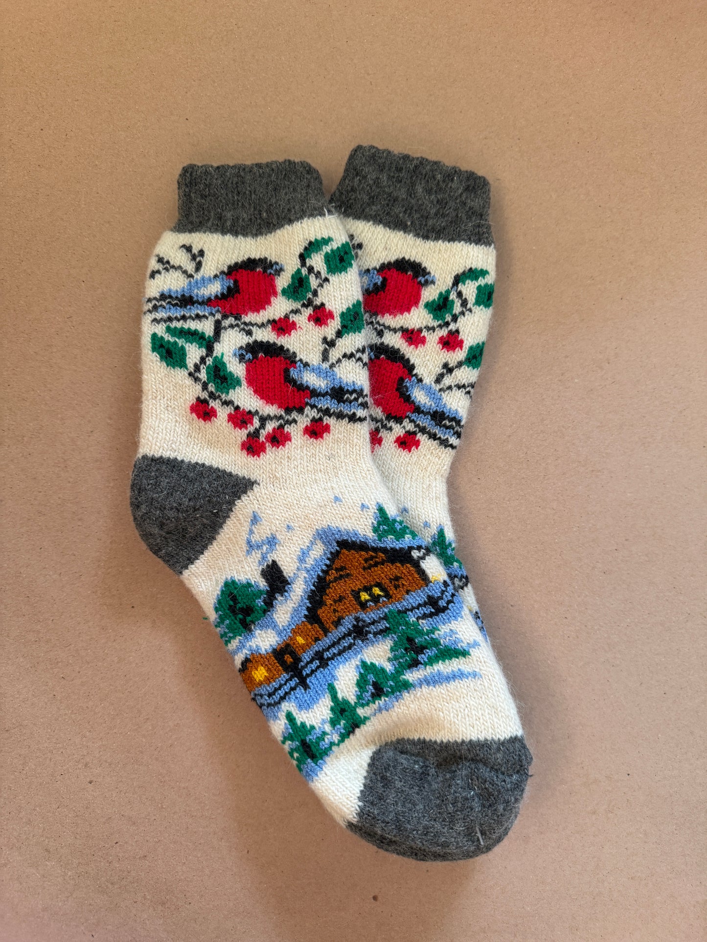 Artisan Handmade Wool Socks from Ukraine