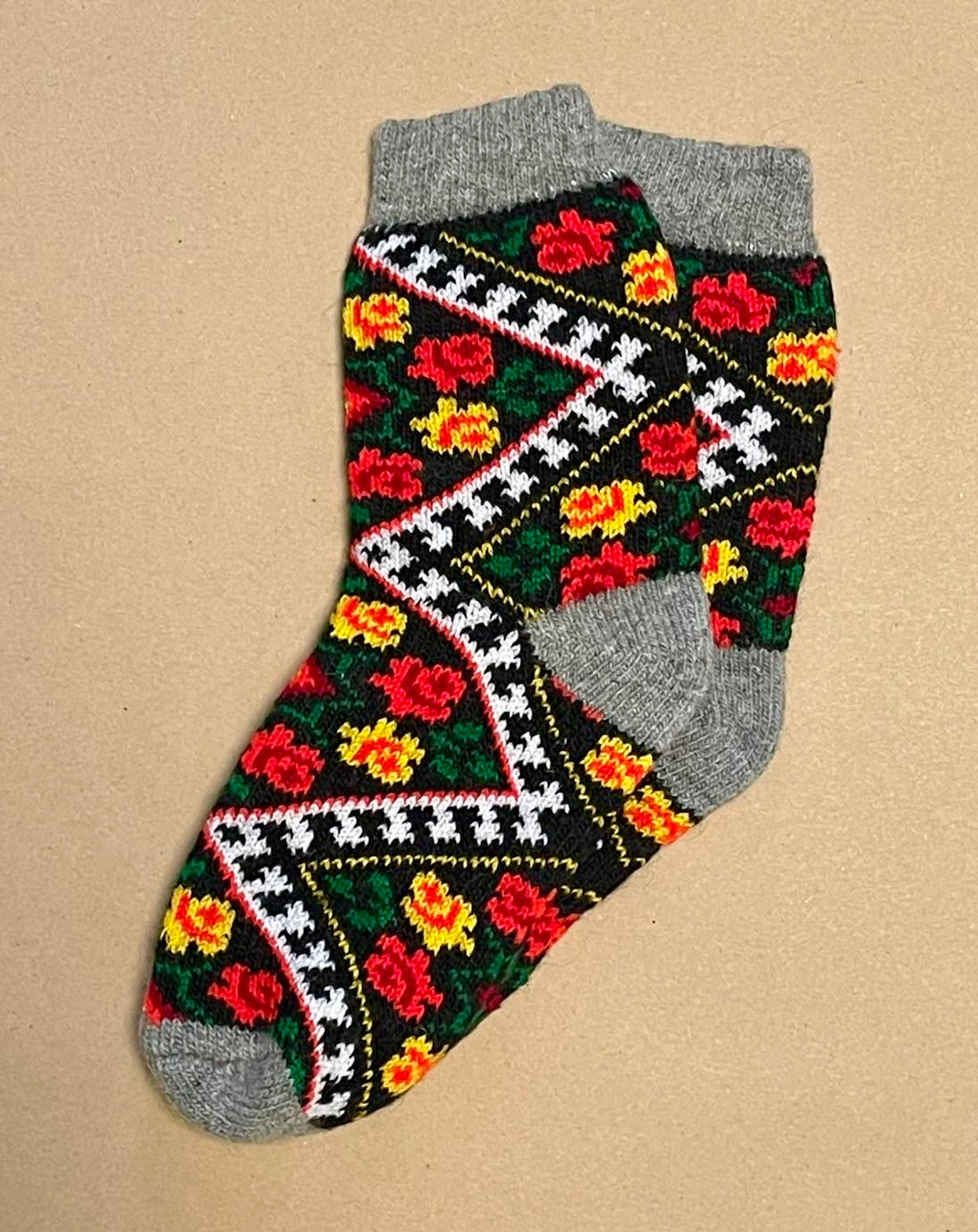Cozy Ukrainian Wool Socks from Natural Wool