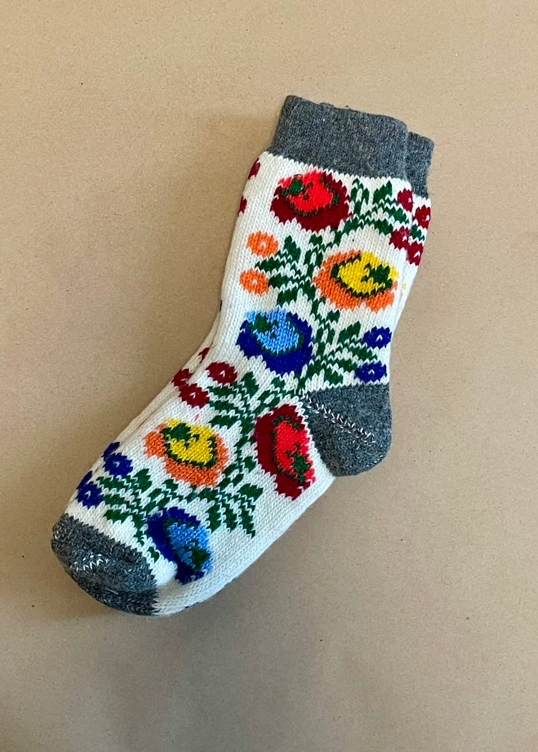 Cozy Ukrainian Wool Socks from Natural Wool