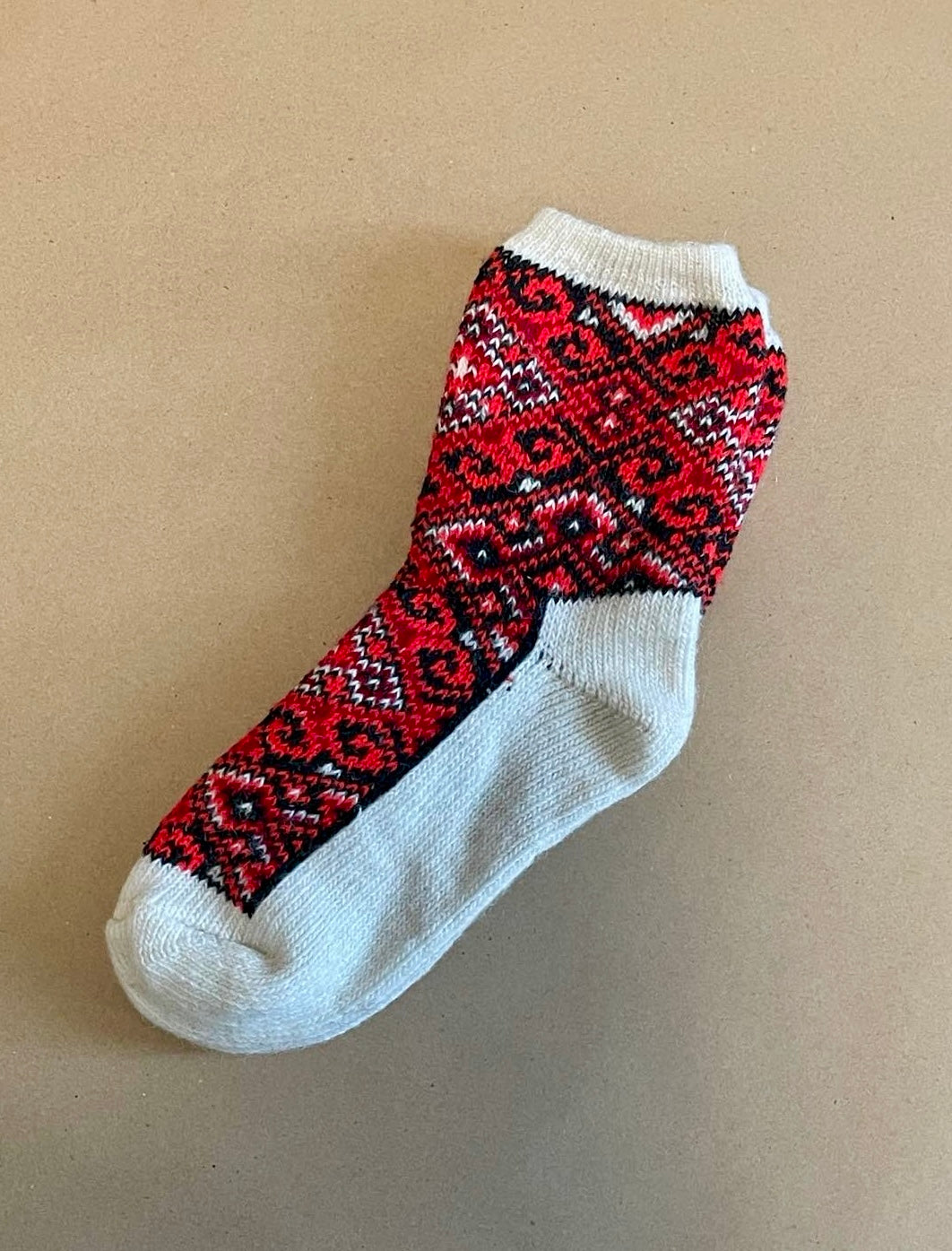 Cozy Ukrainian Wool Socks from Natural Wool
