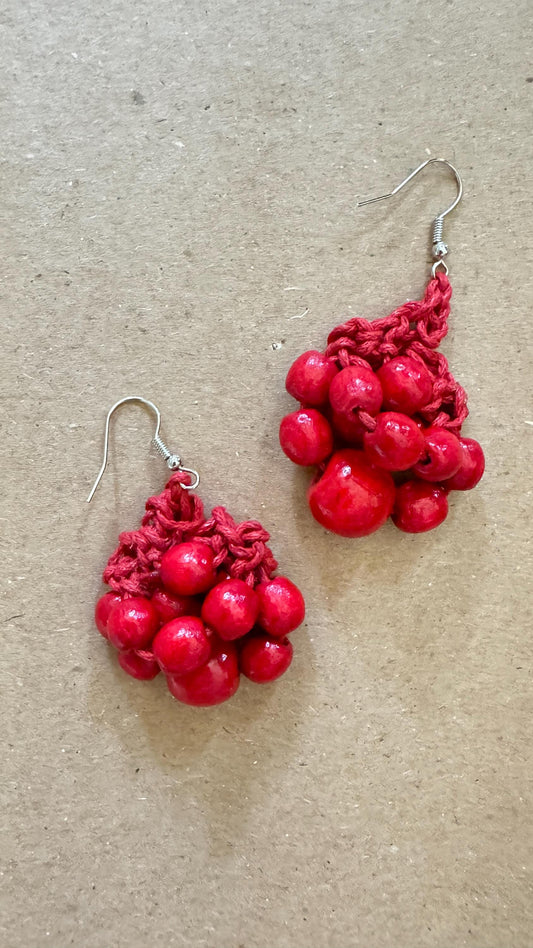 Traditional Ukrainian Wooden Earrings – Timeless Elegance in Three Unique Designs