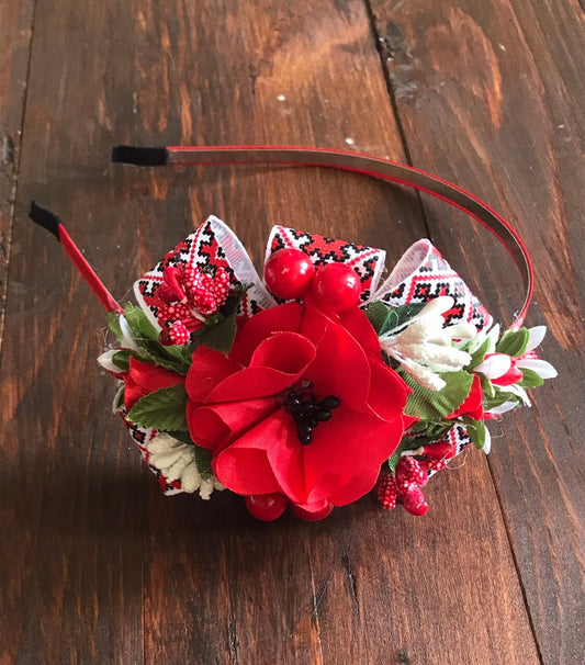 Ukrainian Hair Accessory Folk Heaband