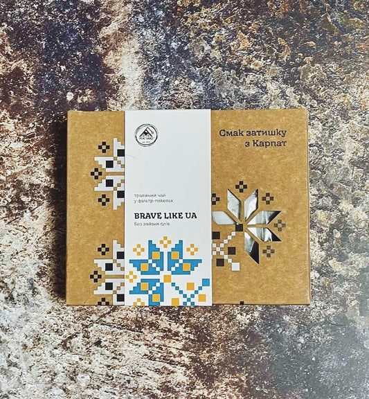 Traditional Organic Ukrainian Herbal Tea 30 filter Packets in Gift Packaging