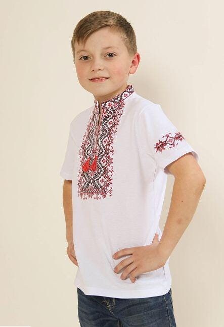 2-12YO Ukrainian High Quality Cotton Vyshyvanka T-shirt for Boys