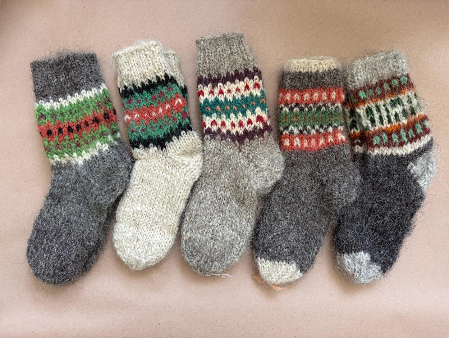 Cozy Handmade Sheep Wool Socks – Organic Hygge Gift Ukrainian Artisan Winter Warmth