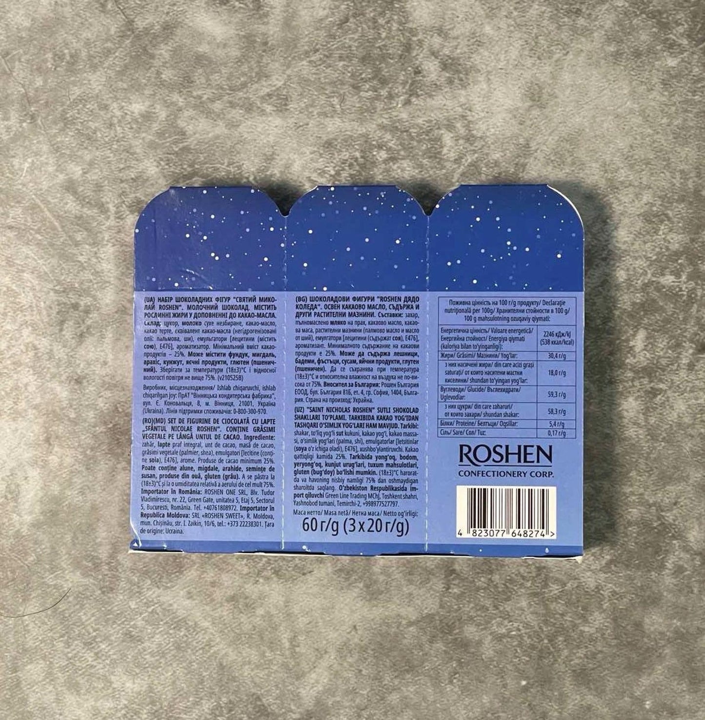 Festive Ukrainian St. Nicholas Chocolate Figures Milk Chocolate