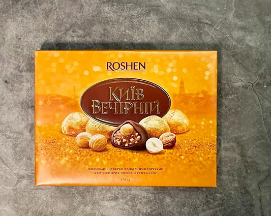 Iconic Kyiv Gift Ukrainian Chocolates in Gift Packaging Kyiv Vechirniy