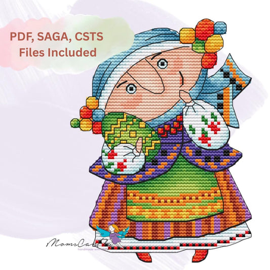 Ukrainian Artwork Cross Stitch Pattern PDF
