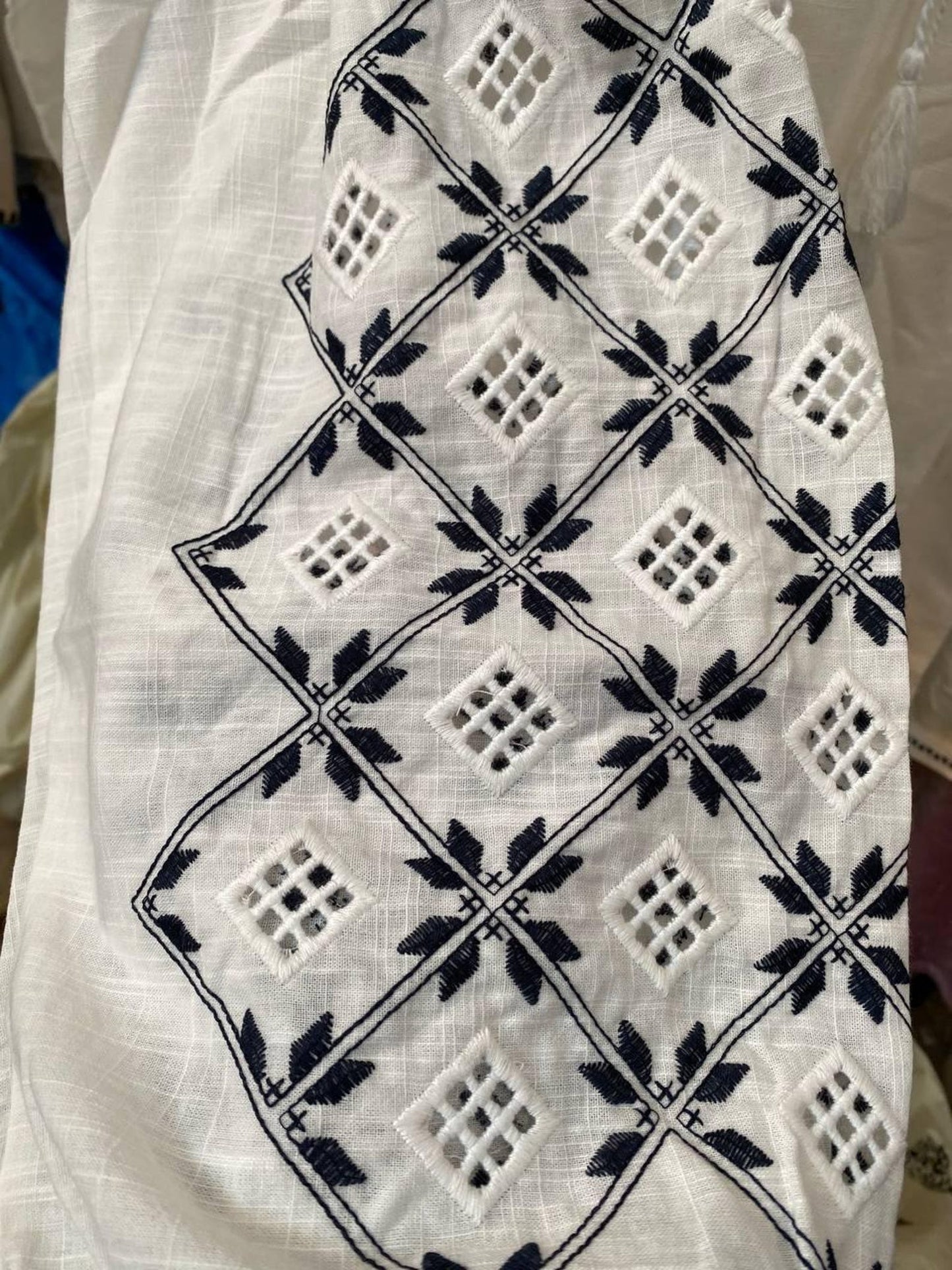 Elegant Ukrainian Embroidered Blouse With Delicate Embroidery