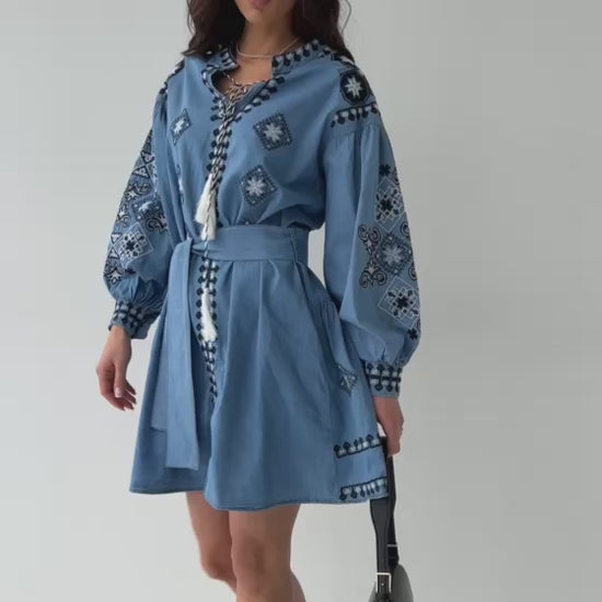 boho folk dress
