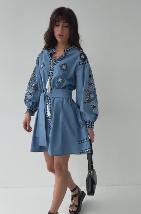 boho folk dress