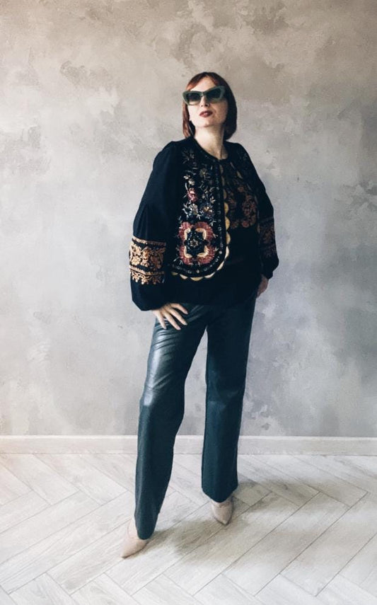 Chique Embroidered Sleeveless Jacket for Women Embellished Sequins Vest Coat